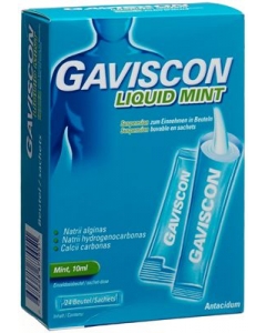 GAVISCON Liquid mint Susp in Beuteln 24 Btl 10 ml
