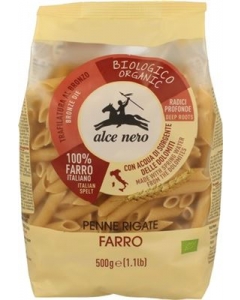 ALCE NERO Penne Farro - Dinkel hell 500 g