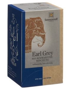 SONNENTOR Schwarztee Earl Grey BIO Btl 18 Stk