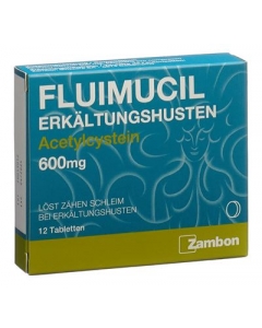 FLUIMUCIL Erkältungshusten Tabl 600 mg 12 Stk