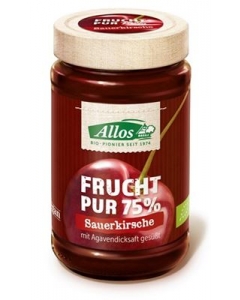 ALLOS Frucht Pur Konfitüre 75% Sauerkirs Bio 250 g