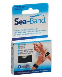 SEA-BAND Akupressurband Erw schwarz 1 Paar