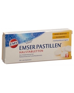 EMSER Pastillen zuckerfrei ohne Menthol 30 Stk