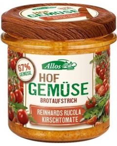 ALLOS Brotaufstrich Rucola Kirschtomate Bio 135 g