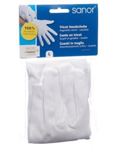 SANOR Tricot Handschuhe L 1 Paar