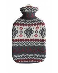 SÄNGER Wärmflasche 2l Strickbezug Flocke
