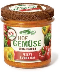 ALLOS Brotaufstrich Paprika Trio Bio 135 g