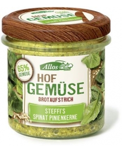 ALLOS Brotaufstrich Spinat-Pinienkerne Bio 135 g