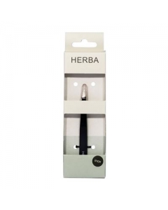 HERBA Pinzette schräg Inox schwarz Logo