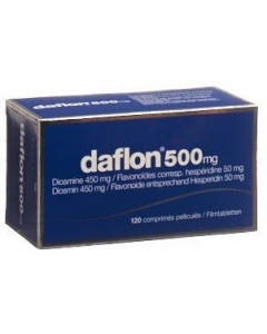 DAFLON Filmtabl 500 mg 120 Stk