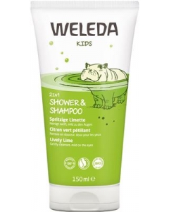 WELEDA KIDS 2in1 Shower&Shampoo Limette 150 ml