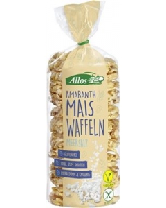 ALLOS Amaranth Mais Waffeln Meersalz 100 g