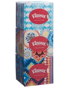 KLEENEX Collection Kosmetiktü Würf Trio 3 x 48 Stk