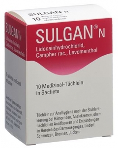 SULGAN-N Medizinal-Tüchlein in Sachets 10 Stk