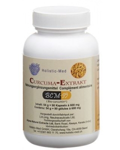 HOLISTIC MED Curcuma-Extrakt 500 mg Vegikap 90 Stk