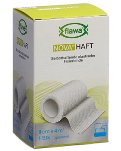 FLAWA NOVA Haft kohäsive Gazebinde 8cmx4m