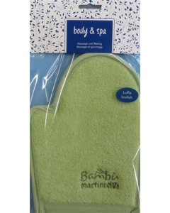HERBA Peelinghandschuh Bambusviskose und Luffa