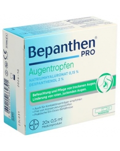 BEPANTHEN PRO Augentropfen (#) 20 Monodos 0.5 ml