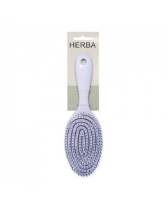 HERBA 3D Spiral Entwirrbürste 23cm weiss gross