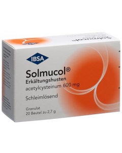 SOLMUCOL Erkältungshusten Gran 600 mg Btl 20 Stk