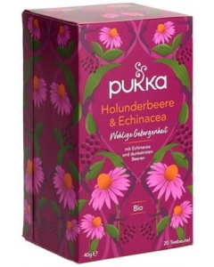 PUKKA Holunderbeere&Echinacea Tee Bio Btl 20 Stk