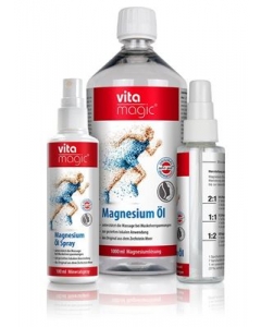 VITAMAGIC Mg Öl Set Spr Nachf 1lt+Leerfl