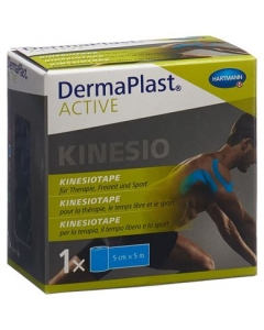 DERMAPLAST Active Kinesiotape 5cmx5m blau