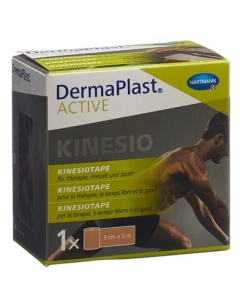 DERMAPLAST Active Kinesiotape 5cmx5m hautfarben