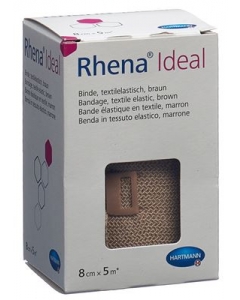 RHENA Ideal Elastische Binde 8cmx5m hautf