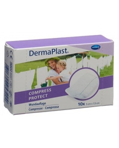 DERMAPLAST Compress Protect 5x7.5cm 10 Stk