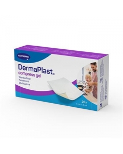 DERMAPLAST Compress Gel 5x5cm 20 Stk