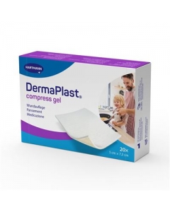DERMAPLAST Compress Gel 5x7.5cm 20 Stk