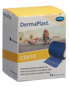 DERMAPLAST CoFix 6cmx4m blau
