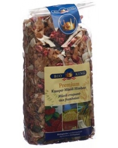 BIOKING Premium Knuspermüesli Himbeer Bio 375 g