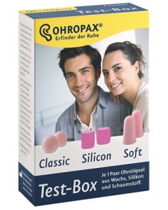 OHROPAX Testbox Ohrstöpsel 3 Paar assortiert