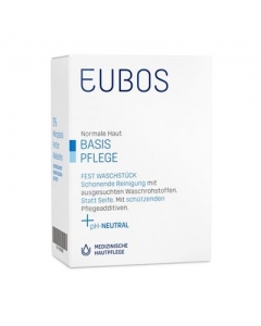 EUBOS Seife fest unparfümiert blau (neu) 125 g