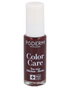 PODERM Vernis Color Care 437 Rouge Noir Fl 8 ml
