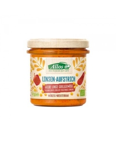 ALLOS Linsen Aufstrich gelbe Linse Grillgem 140 g