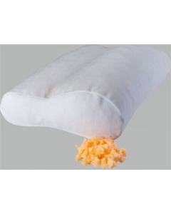 ELSA Flocken-Nackenkissen 50x11cm Velorsbe écru