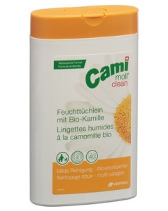 CAMI MOLL clean Feuchttücher NF Box 40 Stk