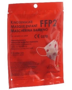 VASANO Maske FFP2 Kind 4-12 J Erdb D/I/F 2 Stk