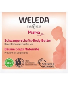 WELEDA MAMA Body Butter Schwangerschaft Glas 150 g