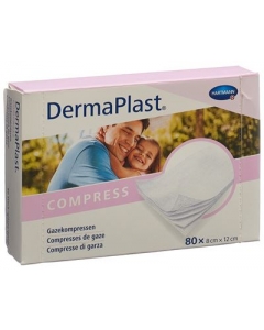 DERMAPLAST Compress 8x12cm Box 80 Stk