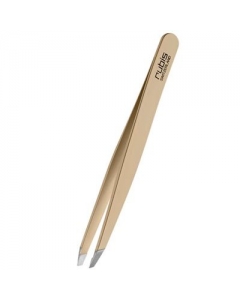 RUBIS Pinzette schräg Inox hellbraun