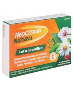 NEOCITRAN Natural Lutschpastillen 16 Stk