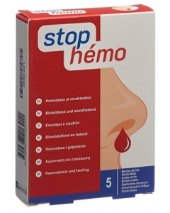 STOP HEMO Watte hämostat steril Btl 5 Stk