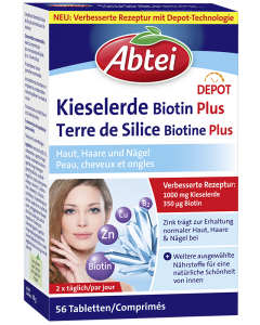 ABTEI Kieselerde Biotin Plus Tabl 56 Stk